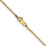 14K 1.05mm Box with Lobster Clasp Chain - Image 3