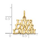 14K Talking - LIVE LOVE LAUGH Charm - Image 4