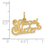 14k SPECIAL SISTER Charm - Image 4