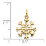 14k Snowflake Charm - Image 4