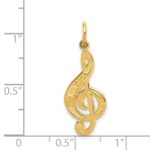 14k Treble Clef Charm - Image 4