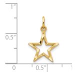 14k Diamond-cut Star Charm - Image 4