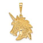 14k Unicorn Head Charm - Image 3