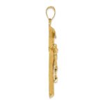 14k Large Crucifix Tree Pendant - Image 2