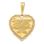 14k Reversible FOR A SPECIAL GRANDMA / SO MANY HEARTS Pendant - Image 3