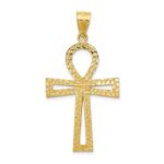 14k Large Ankh Cross Pendant - Image 4