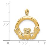 14k Claddagh Pendant - Image 4