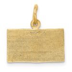 14k GOD BLESS AMERICA Flag Charm - Image 4