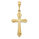 14k Passion Cross Pendant