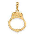 14K 2-Piece Handcuffs Charm - Image 3