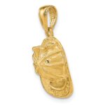 14k 3-D Firefighter Helmet Pendant - Image 5