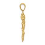 14k Solid 3-D Dragon Pendant - Image 2