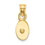 14K Polished 3-D Moveable Pulley Charm - Image 3