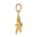14K Polished 3-D Propeller Pendant - Image 2
