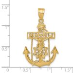 14k Mariners Cross Pendant - Image 3