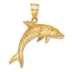 14k Dolphin Pendant - Image 3