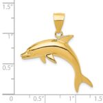14k Dolphin Pendant - Image 4