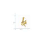14k Mother Holding Child Pendant - Image 4