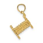 14k 3-D Baby Cradle Charm - Image 2