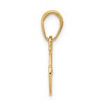 14K Polished Key and Lock Charm - Image 2
