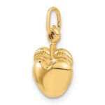 14k 3-D Puffed Apple Charm - Image 5