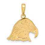 14k Eagle Head Pendant - Image 3