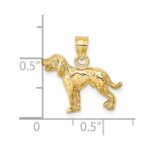 14k Dalmatian Dog Charm - Image 3