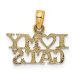 14k I HEART MY CATS Charm - Image 3