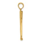 14k 3-D Double Golf Clubs with Ball Charm - Image 2