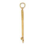 14k 3-D Single Golf Club with Ball Charm - Image 2
