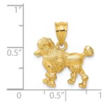 14k Poodle Dog Charm - Image 4