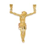 14k Two-tone Rose Corpus Pendant - Image 4