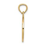 14k Filigree Circle Chai Pendant - Image 2