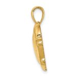 14k Soccer Shoe Kicking Ball Charm - Image 2