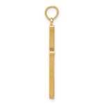 14k Polished Cross Pendant - Image 2