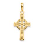14k Reversible GOD IS LOVE Celtic Cross Pendant - Image 4