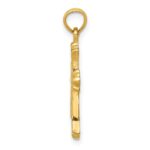 14k Budded Cross Charm - Image 2