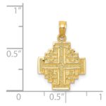 14k Jerusalem Cross Pendant - Image 3