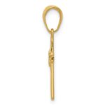 14k Polished Cross Charm - Image 2
