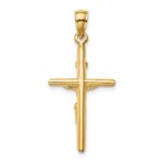 14k INRI Crucifix Pendant - Image 4