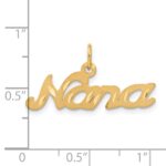 14k Satin NANA Charm - Image 4