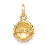 14k Domed Golf Ball Charm - Image 3