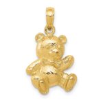14k Teddy Bear Pendant