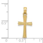 14K Cross Pendant - Image 4
