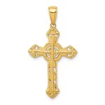 14K Fancy Iona Cross Pendant