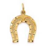 14k Horseshoe Charm