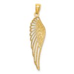 14K Cut-out Angel Wing Pendant - Image 3