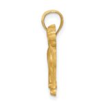 14K Satin Diamond-cut Boxer Dog Pendant - Image 2