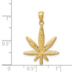 14K Leaf Pendant - Image 4