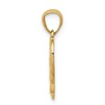 14K Baby Feet in Heart Pendant - Image 2